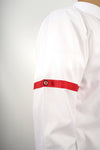 OF2074 White/Navy/Red Ribbon